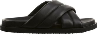 H&ouml;gl Zwarte pantoffels voor vrouwen - Dames - Sandalen - Zwart - 36 EU - Schoenen