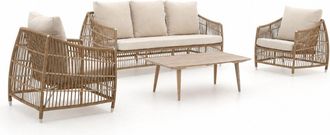 Manifesto Furniture Manifesto Ortello/ROUGH-K stoel-bank loungeset 4-delig 5-zits