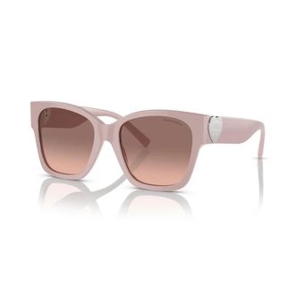 Tiffany & Co. Vierkante zonnebril met Return to Tiffany Heart - Dames - Zonnebrillen - Roze - 54 MM - Accessoires