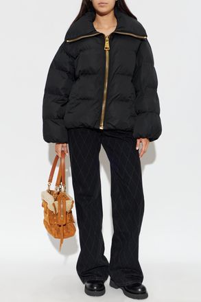 Balmain Insulated Jacket, Womens, Black