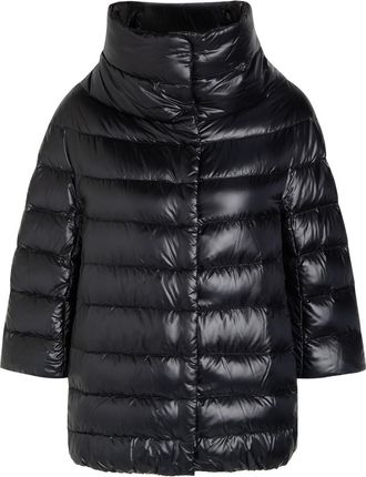 Herno Quilted Shell Jacket - Black - 50 (UK18 / Xxl)