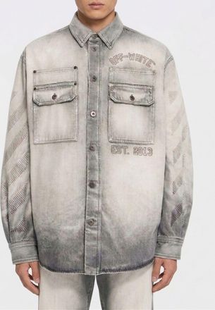 Off-white Camicia casual Off-White in denim di cotone