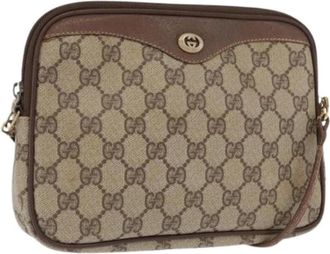 Gucci Pre-owned Cross Body Bags, female, Beige, Size: ONE SIZE Pre-owned Vintage Cross Body Bag