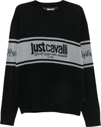 Just Cavalli Maglieria Girocollo - - Knitwear - Uomo - Nero - M