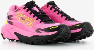 Hoka One One W Mafate 5 neon rose / black