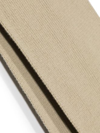 Burberry EKD-Embroidered Cashmere Scarf - Beige