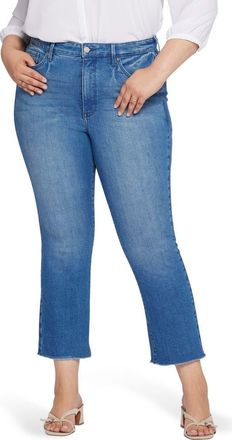 NYDJ High Waist Fray Hem Crop Slim Bootcut Jeans in Heartland at Nordstrom Rack, Size 20W