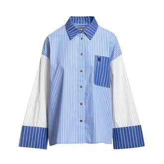 Essentiel Camicia Kovid in Tessuto Misto - - Blouses & Shirts - Donna - Blu - S