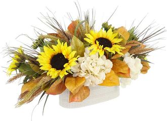 Creative Displays Inc. Sunflower Fall Bundle With Wreath & Floral Centerpiece