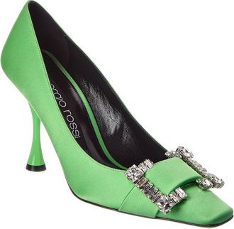 Sergio Rossi Twenty 90 Satin Pump