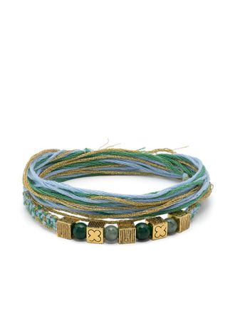 Aurélie Bidermann Honolulu braided bracelet - Gold