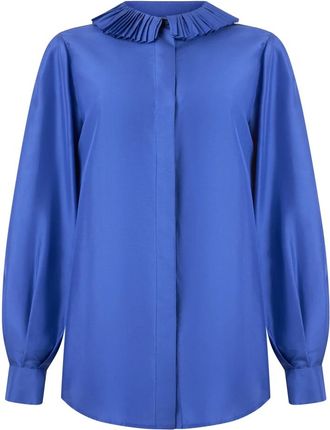 Alberta Ferretti Shirt - Dames - Overhemden - Blauw - S - Overhemden