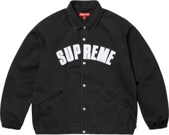 SUPREME Arc Denim Coaches Jacket Black SS25J62-BLACK