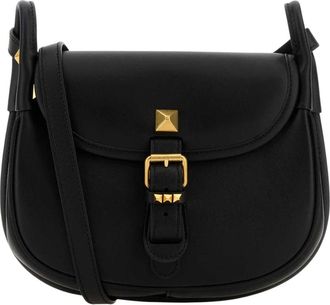 Valentino Garavani Flaneuse Crossbody Bag - Dames - Schoudertassen - Zwart - ONE Size - Leer - Tassen