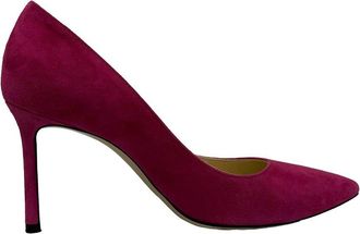 Jimmy Choo London Womens Suede Romy Pointed Pump (Authentic Pre-Loved)