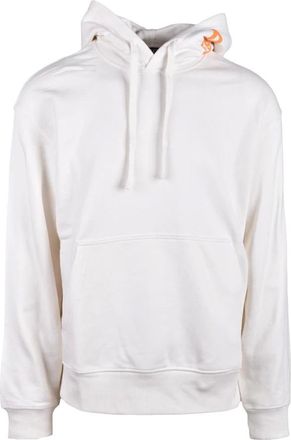 Diesel Hoodies, male, White, Size: 2XL Cotton Knit Sweater