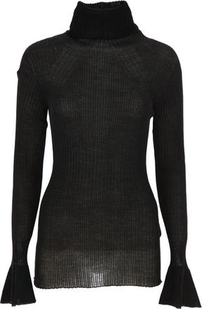 Liviana Conti Stijlvolle Sweaters Collectie - Dames - Coltruien - Zwart - L - Truien & Vesten