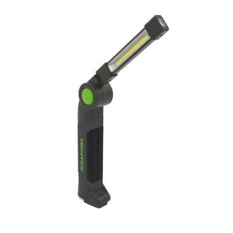 OEM 150.4313 - Luz De Trabajo Led Cob De 300 L&uacute;menes - Iluminaci&oacute;n Lateral Y Frontal - Potente Y Pr&aacute;ctica - Inclinable - Estaci&oacute;n De Carga Micro-usb O De 