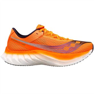 Saucony Womens Endorphin Pro 4 Running Shoes In Viziorange