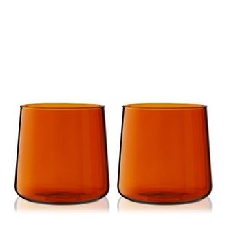 Viski Aurora Cocktail Tumblers in Orange at Nordstrom