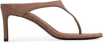 Black Suede Studio Laurel 65 Suede Mule in Taupe Suede at Nordstrom, Size 38.5 Eu