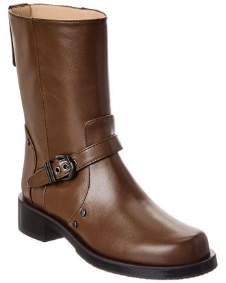 Stuart Weitzman Maverick Leather Bootie