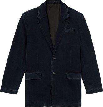 Diesel D-REGER denim blazer - unisex - Cotton - S - Blue