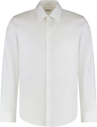 Burberry Heren, Overhemden, Wit, Maat: S Katoen