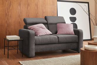 Sit&more 2-Sitzer »Bologna« inklusive Kopfteilverstellung und Federkern