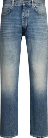 HUGO BOSS Hugo Slanke herenjeans met 5 zakken (Medium Blauw)