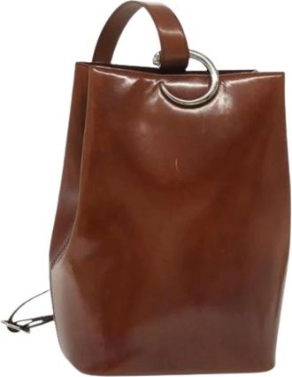 Cartier Pre-owned Bucket Bags, female, Brown, Size: ONE SIZE Pre-owned Coated canvas shoulder-bags