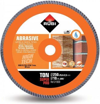 Rubi 31909 Ton-250 Superpro Disco Diamante Material Abrasivo Turbo - Ref: 31909