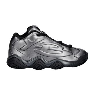 Yohji Yamamoto Schoenen, Heren, Grijs, 42 EU, Leer, Megaball Sneakers