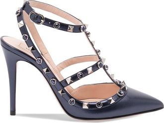 Valentino Garavani Rockstud Ankle Strap Pumps