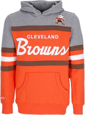 Mitchell & Ness Hoodies - Heren - Hoodies - Oranje - S - Hoodies & sweatvesten