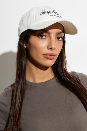 Sporty & Rich Baseball Cap, Unisex, White