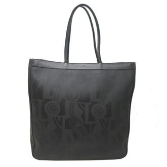 Ferragamo Leather Canvas Tote Bag (Pre-Owned)