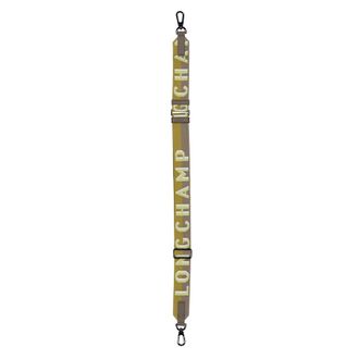 Longchamp Shadow Logo Canvas Shoulder Strap