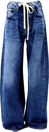 Citizens Of Humanity Blue Brynn High-rise Straight-leg Jeans