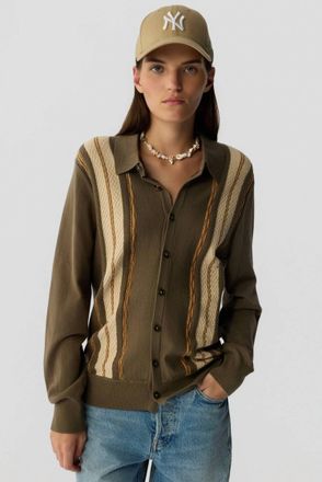 Guest In Residence Unisex - Baja Plaza Shirt In Cypress Combo