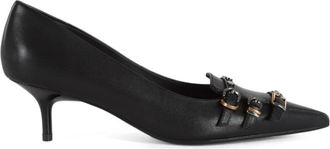 Pinko Decollett&egrave; in pelle con borchie - Dames - Pumps - Zwart - 36 EU - Leer - Schoenen