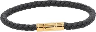 Tom Ford Black Braided Bracelet