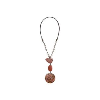 Maliparmi Collana con Stampe nella Resina - - Accessories - Donna - Rosa - ONE SIZE