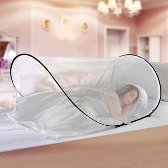 OEM Mosquitera Plegable De Viaje Para Cama Individual, 200 X 80 X 56 Cm, Malla Transpirable, Ideal Para Camping Y Jardines