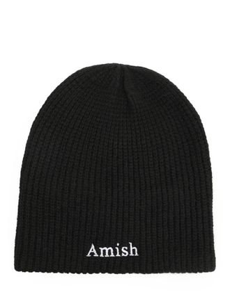 Amish Recycled Yarn Hat Cappelli Nero-Uomo