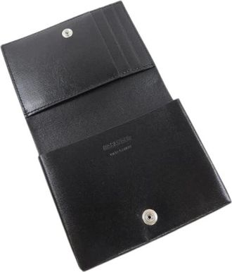 Jil Sander Pre-owned Wallets, male, Black, Size: ONE SIZE Pre-owned Leather wallets