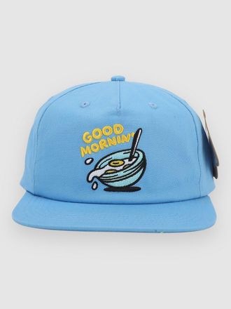 THE DUDES Good Morning Unstructured 5 Panel Cap blau
