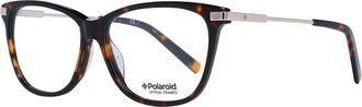 Polaroid Square Womens Dark Havana Bril