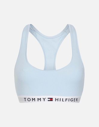 Tommy Hilfiger Womens Original Cotton Bralette, Cashmere Blue - Size: 10/8/10