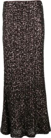 Aniye By Lange Uitlopende Rok - Dames - Maxi Rokken - Bruin - 2XS - Polyester - Rokken